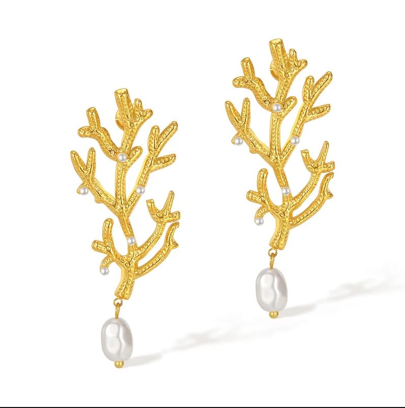 Aretes Coral Lux