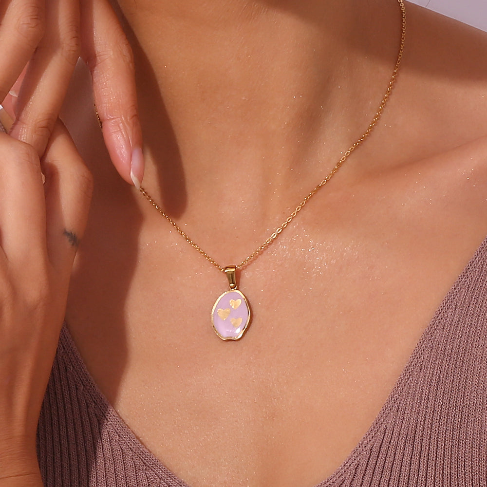 Cadena Corazones Vintage