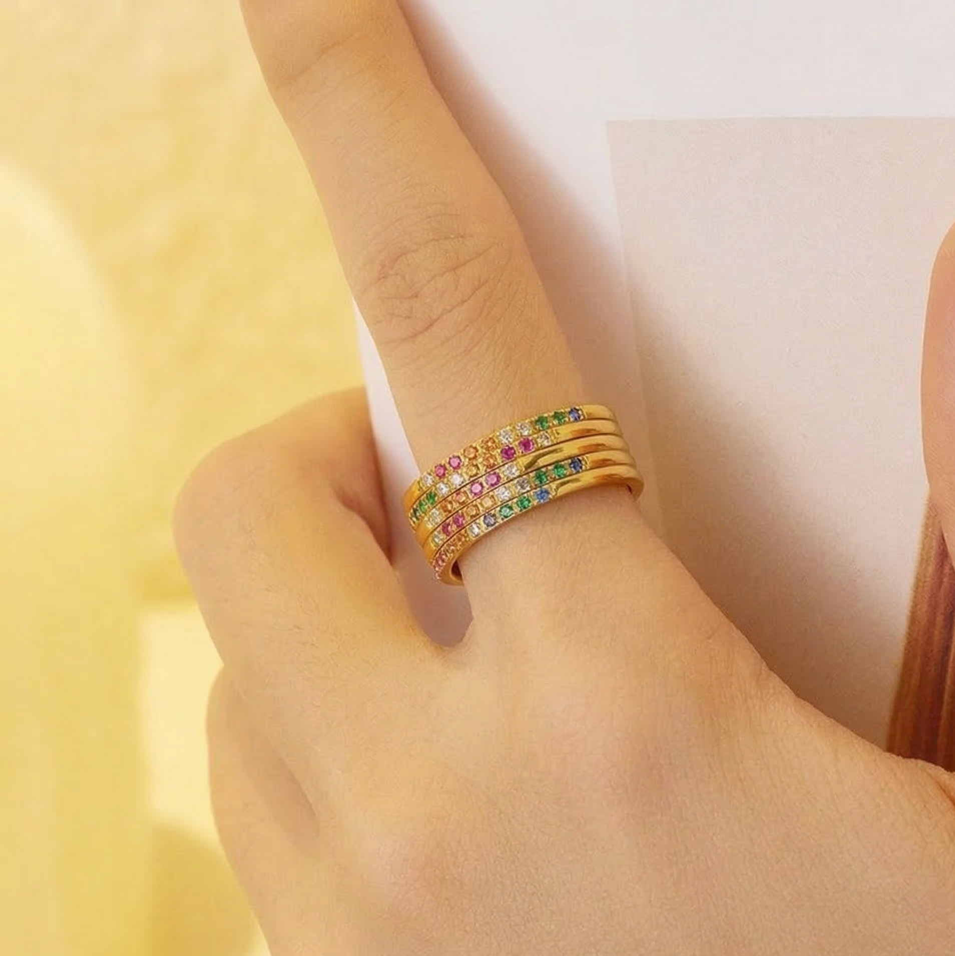 Anillo Listón Rainbow