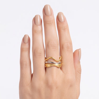 Anillo Wavy